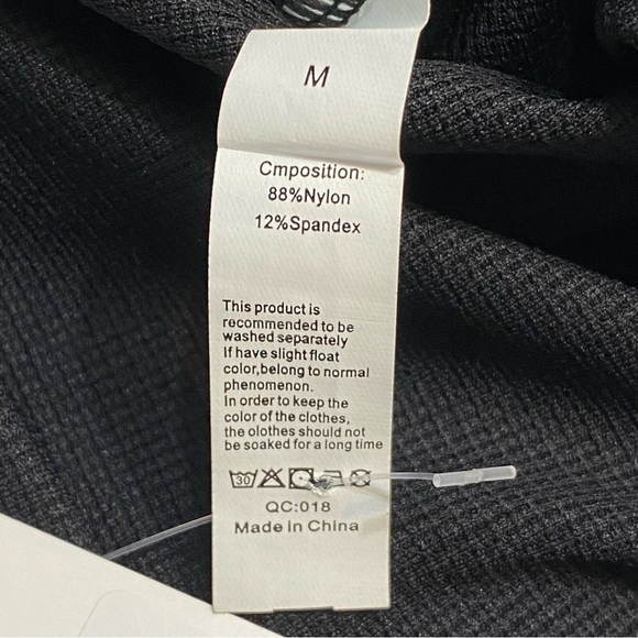 HALARA NWT Short Sleeve Crisscross Cut Out Cropped Yoga Sports Top Black Size M - Picture 10 of 10